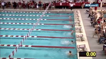 ND, CIN at IU, Men 100 Back Heat 1