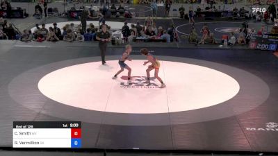 106 lbs Rnd Of 128 - Cole Smith, West Virginia vs Randon Vermillion, Oklahoma