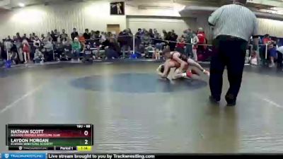 88 lbs Quarterfinal - Nathan Scott, Bulldog Premier Wrestling Club vs Laydon Morgan, Elwood Wrestling Academy