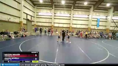 60 lbs Round 5 (6 Team) - Hayzon Walker, Montana, MT vs Mason Novelli, ALASKA