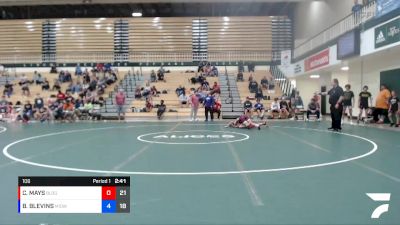 106 lbs Round 1 (6 Team) - CASH MAYS, BROWNSBURG/LEGENDS OF GOLD vs BRADY BLEVINS, MIDWEST RTC