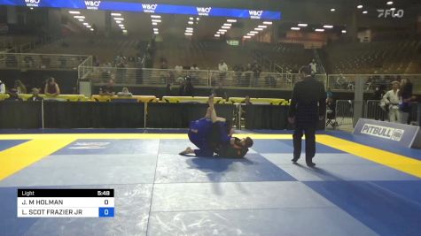 JACOB M HOLMAN vs LAWRENCE SCOT FRAZIER JR 2024 Pan Jiu Jitsu IBJJF Championship