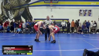 JV-39 lbs Round 3 - Aidyn Allen, Assumption, Davenport vs Carson Grier, Williamsburg