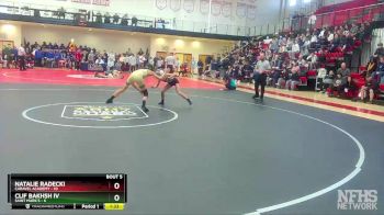 106 lbs Semifinals (8 Team) - Natalie Radecki, Caravel Academy vs Clif Bakhsh IV, Saint Mark`s