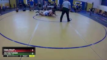 195 lbs Round 4 (8 Team) - Cole Tolley, Alpha Dogz Elite vs PEYTON TURNER, Black & Blue