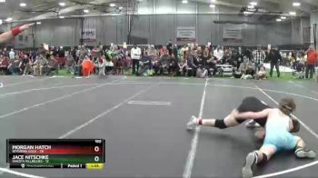 160 lbs Placement Matches (8 Team) - Jace Nitschke, Dakota Hillbillies vs Morgan Hatch, Wyoming Gold