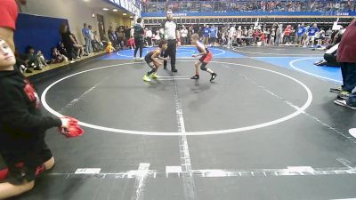 64 lbs Consolation - Jensen Terrell, Hilldale Youth Wrestling Club vs Hollis Thomas, Wagoner Takedown Club