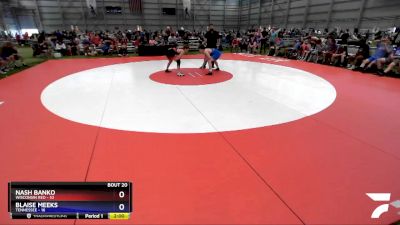 160 lbs Semis & 3rd Wb (16 Team) - Nash Banko, Wisconsin Red vs Blaise Meeks, Tennessee