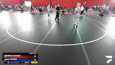 182 lbs Cons. Semi - Maximus Hanson, MN vs Aidan Squier, CT