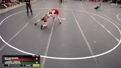 150 lbs Quarterfinal - Dylan Peters, Minnesota vs Landen Larson, Frontier Wrestling Club