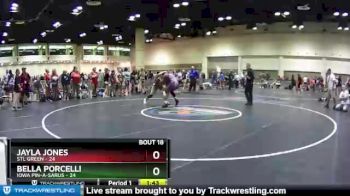 165 lbs Semis & Wb (16 Team) - Bella Porcelli, Iowa Pin-A-Sarus vs Jayla Jones, STL Green