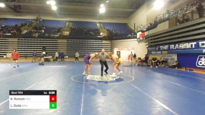 197 lbs Consolation - Kalob Runyon, Northern Iowa vs Lathan Duda, North Dakota State