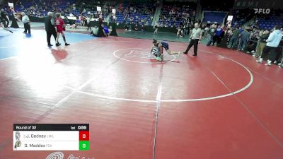 120 lbs Round Of 32 - Jack Gedney, Lewis Mills* vs Domenic Maddox, Foxborough