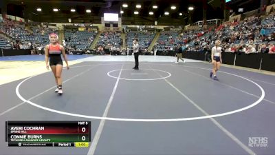 100 lbs Cons. Round 1 - Averi Cochran, Spring Hill vs Connie Burns, Tecumseh-Shawnee Heights