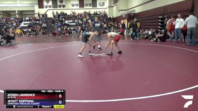 14UB-4 lbs Round 3 - Ayden Lawrence, DC Elite vs Wyatt Hoffman, Sarbacker Wrestling Academy