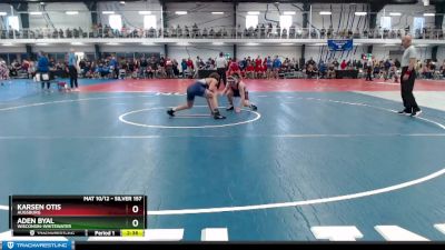 Silver 157 lbs Cons. Round 2 - Aden Byal, Wisconsin-Whitewater vs Karsen Otis, Augsburg