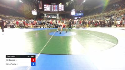 170 lbs Cons 64 #2 - Oliver Howard, Alabama vs Gage LaPlante, New York