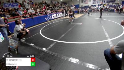 43 lbs Rr Rnd 1 - Rodney Bencoma II, Rollers Academy Of Wrestling vs Fernando Cerda, OKC Saints Wrestling