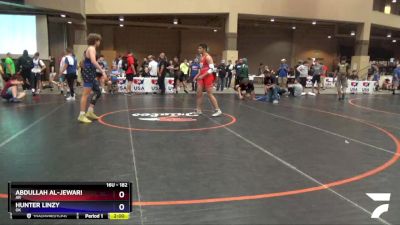 182 lbs Cons. Round 2 - Abdullah Al-Jewari, AR vs Hunter Linzy, OK