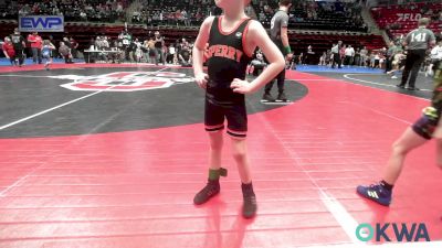 40 lbs Round Of 16 - Rush Wilson, Barnsdall Youth Wrestling vs Baylor Bay, Sperry Wrestling Club