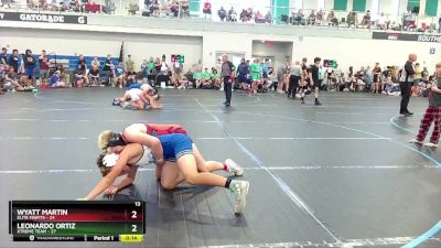 110 lbs Finals (8 Team) - Leonardo Ortiz, Xtreme Team vs Wyatt Martin, Elite Misfits