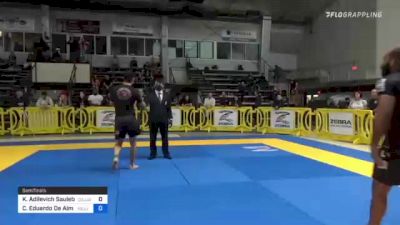 Kaisar Adilevich Saulebayev vs Rafael Rosendo Dos Santos 2021 Pan IBJJF Jiu-Jitsu No-Gi Championship