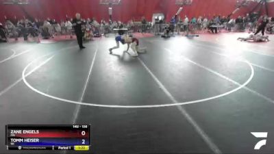 136 lbs Semifinal - Zane Engels, MN vs Tomm Heiser, WI