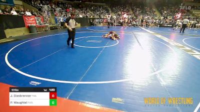 101 lbs Round Of 32 - Jerrin Glasbrenner, FWA vs Preston Waughtel, Purler Wrestling, Inc