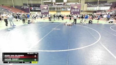 113 lbs Cons. Round 2 - Avery Van Zelderen, Moen Wrestling Academy vs Samuel Moody, Sanderson Wrestling Academy