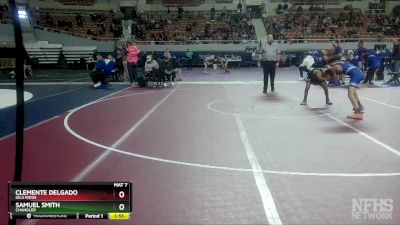 D1-113 lbs Quarterfinal - Clemente Delgado, Gila Ridge vs Samuel Smith, Chandler