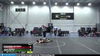 80 lbs Round 5 (8 Team) - Adam Petrov, Warhawks Red vs Alesandro Restrepo, Vougars Honors