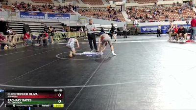 D3-126 lbs Champ. Round 1 - Zachary Bates, Walden Grove vs Christopher Oliva, Agua Fria