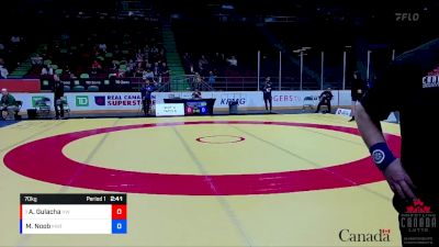 70kg Champ. Round 1 - Aamin Gulacha, Hamilton WC vs Mathieu Noob, Matmen WC (Mississauga)