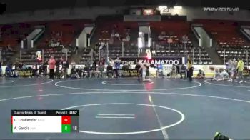 125 lbs Quarterfinals (8 Team) - Drew Challender, Bad Bass vs Austin Garcia, Southwest Arsenal White