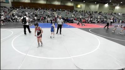 66 lbs Consolation - Landon Caro, Mat Demon WC vs T J Dean, Nevada Elite WC