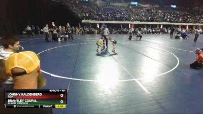 49 lbs Cons. Round 1 - Johnny Kaldenberg, Iowa vs Brantley Coufal, DC Elite Wrestling