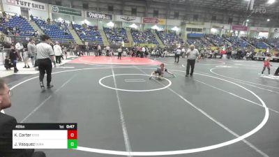 46 lbs Final - Kane Carter, Steel City Reloaded vs Joaquin Vasquez, Duran Elite