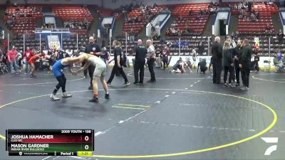 138 lbs Cons. Round 4 - Mason Gardner, Indian River Bulldogs vs Joshua Hamacher, Clio WC