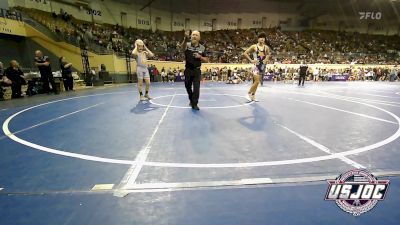 155 lbs Round Of 16 - Garrett Williams, Choctaw Ironman Youth Wrestling vs Aiden Young, Blanchard High School