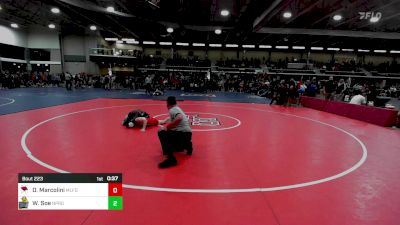 106 lbs Consi Of 16 #2 - Derek Marcolini, Milford vs William Soe, North Providence