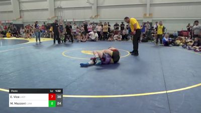 122 lbs Pools - Emma Vice, Lady Pitbulls vs Madelyn Mazzoni, Lunatics