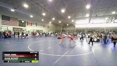 165 lbs Champ. Round 2 - Ryker Roundy, Davis Wrestling Club vs Madix Jones, Bonneville High School Wrestli