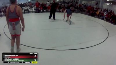 193 lbs Cons. Round 3 - Mason Robles, Nebraska vs Kendall Kleen, Kearney High School Wrestling