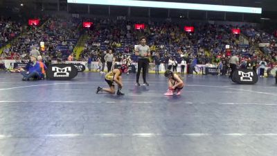 60 lbs Round Of 16 - Layla Hillier, Elk Lake vs Danika Clemons, Valley