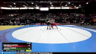 3A 285 lbs Quarterfinal - Neilsen Glascock, South Fremont vs Joshua Curzon, Snake River