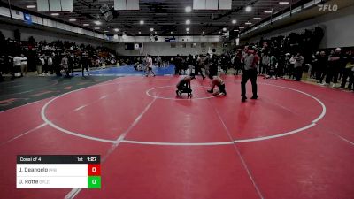 113 lbs Consi Of 4 - Joey Deangelo, Point Pleasant Boro vs Delvan Rotte, Depaul Catholic