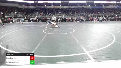 143 lbs Quarterfinal - Chase Adam, Canton, SD vs Gavin Watson, Sparta Junior Bulldogs