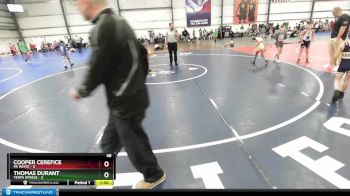 48 lbs Rd# 5- 3:45pm Friday Final Pool - Cooper Cerefice, PA White vs Thomas Durant, Terps XPress