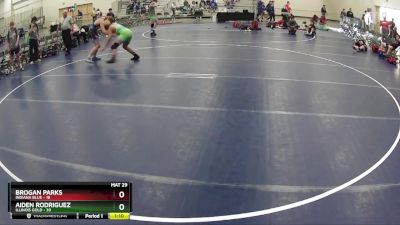 175 lbs Round 5 (6 Team) - Brogan Parks, Indiana Blue vs Aiden Rodriguez, Illinois Gold