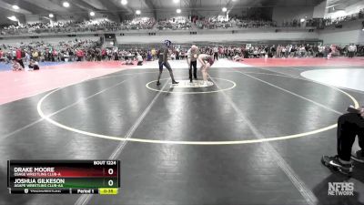 120 lbs Cons. Round 2 - Drake Moore, Osage Wrestling Club-A  vs Joshua Gilkeson, Agape Wrestling Club-AA